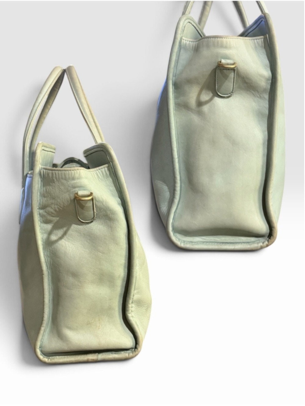 Coach Alesa Medium Top Handle Tote Bag 7302 Aqua Mint 1997 - Picture 4 of 11